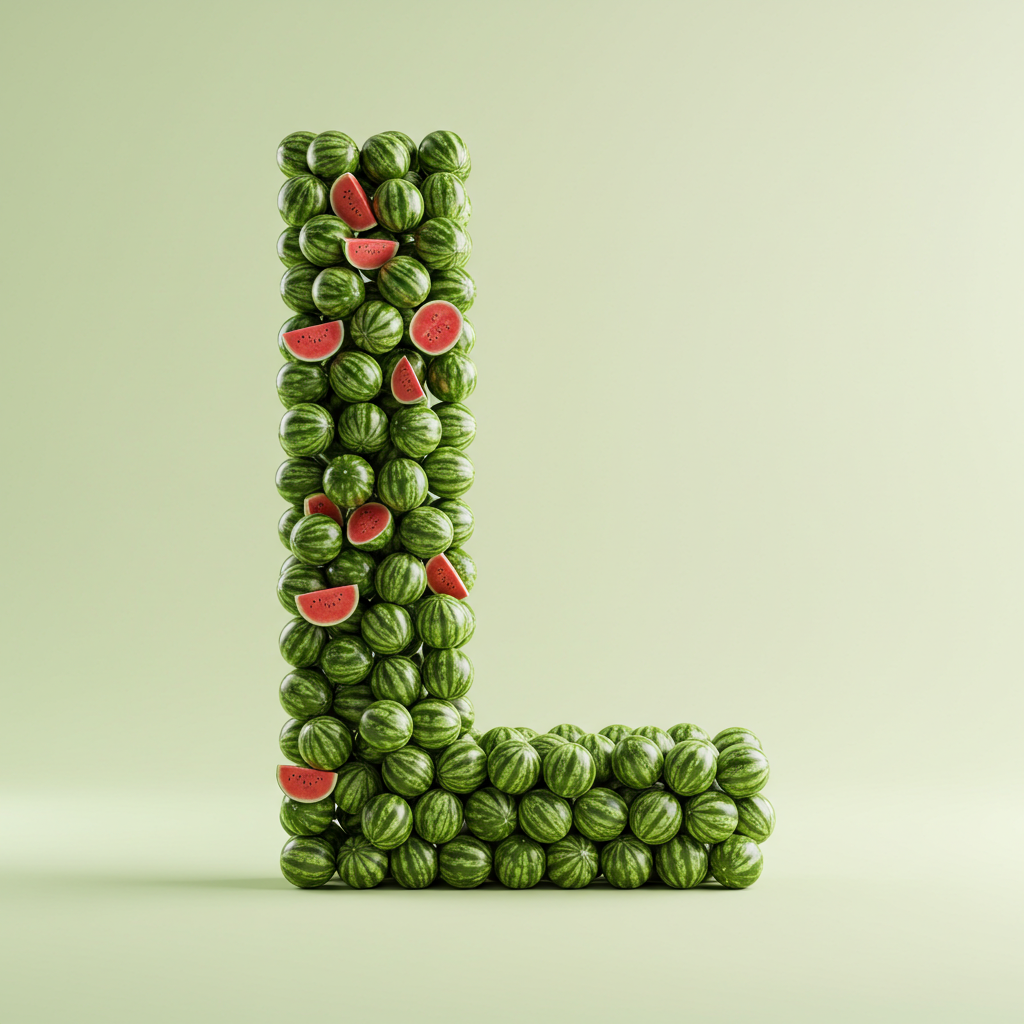 Watermelon 2 — letter L