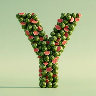 Watermelon 2 — letter Y