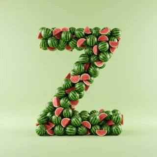 Watermelon 2 — letter Z