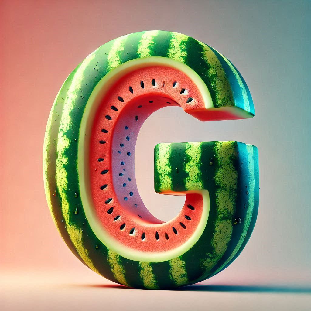 Watermelon — letter G