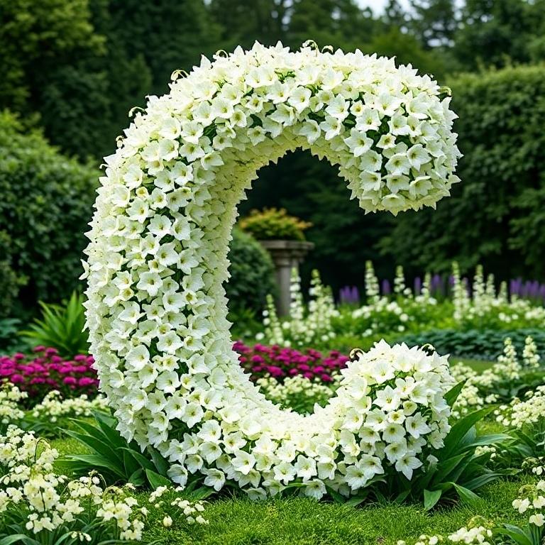 White lily of the valley — letter C