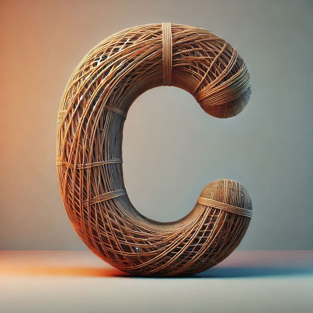 Wicker — letter C