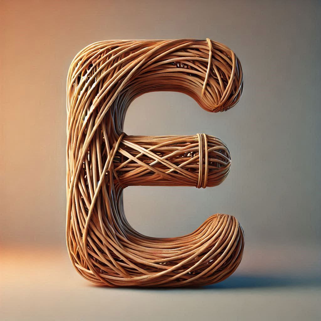 Wicker — letter E