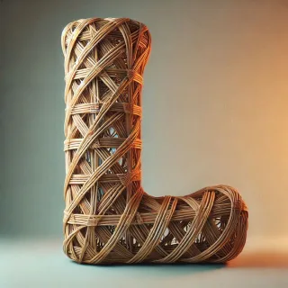 Wicker — letter L
