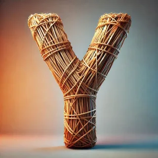 Wicker — letter Y