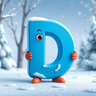Winter 3 — letter D
