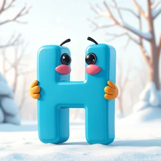 Winter 3 — letter H