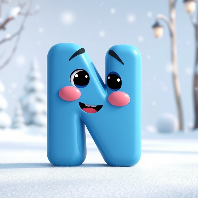 Winter 3 — letter N