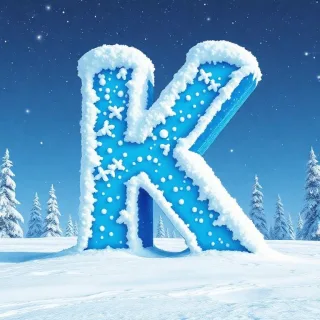 Winter — letter K