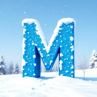 Winter — letter M