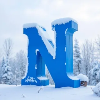 Winter — letter N