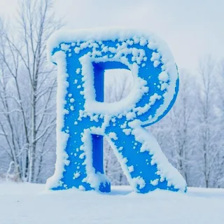 Winter — letter R