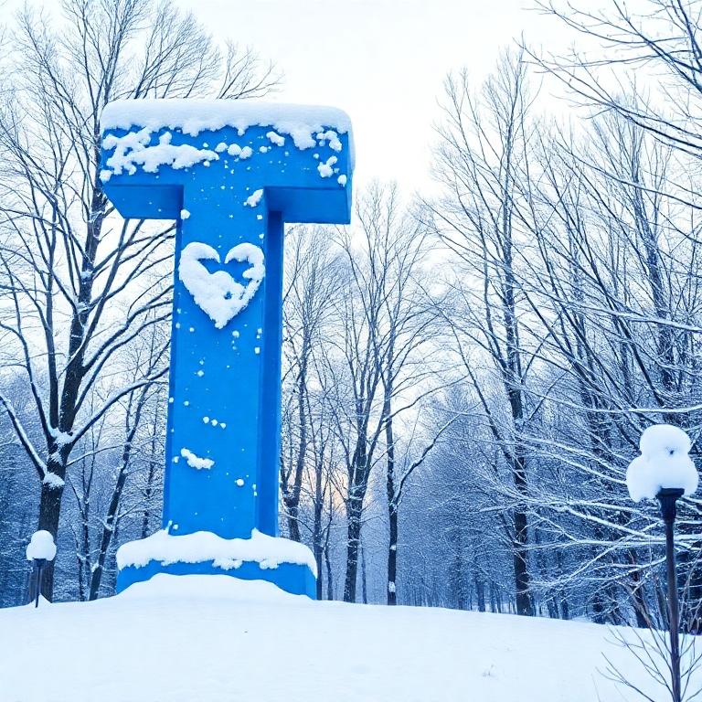 Winter — letter T