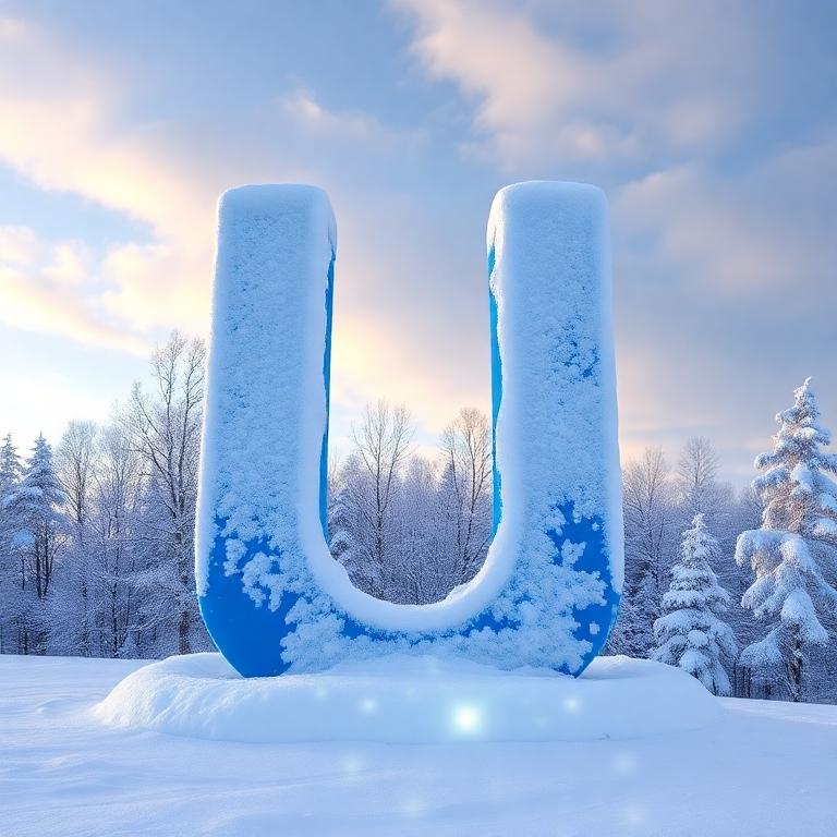 Winter — letter U