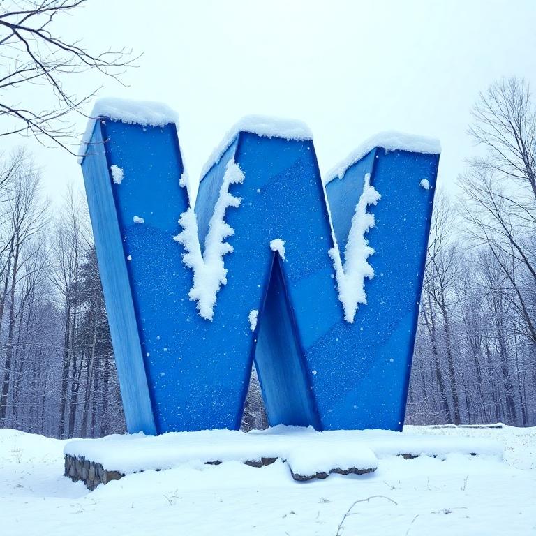 Winter — letter W