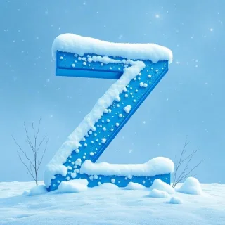 Winter — letter Z