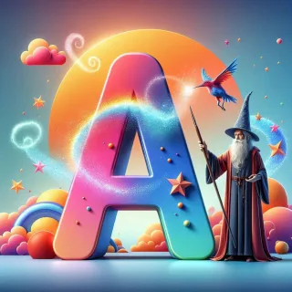 Wizard — letter A