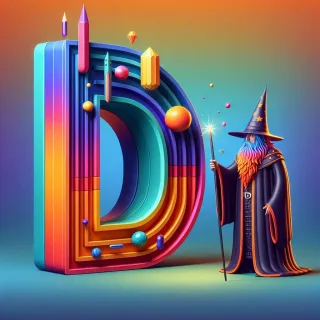 Wizard — letter D