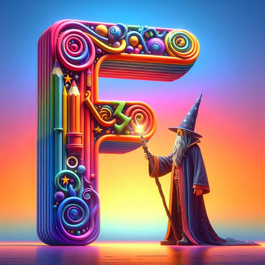 Wizard — letter F