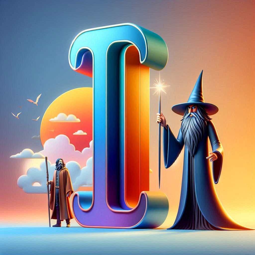 Wizard — letter I (variant 2)