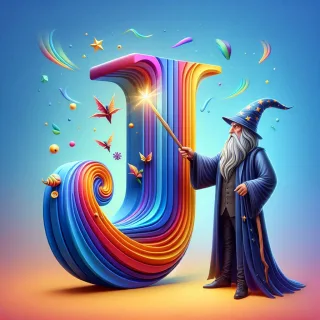 Wizard — letter J