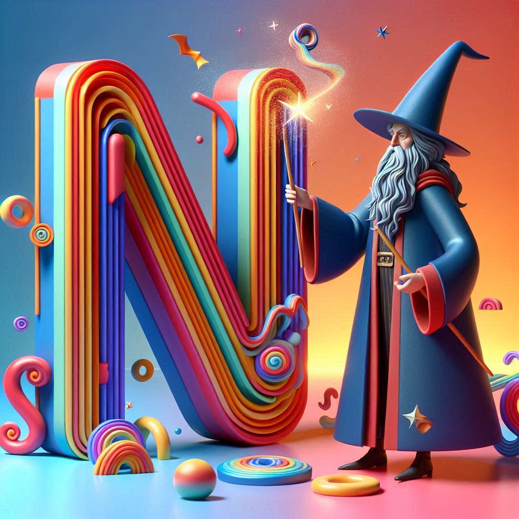 Wizard — letter N