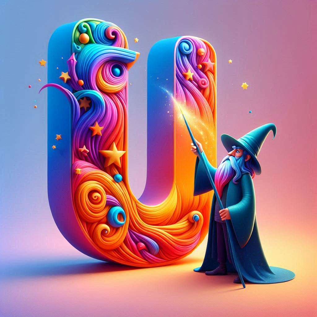 Wizard — letter U