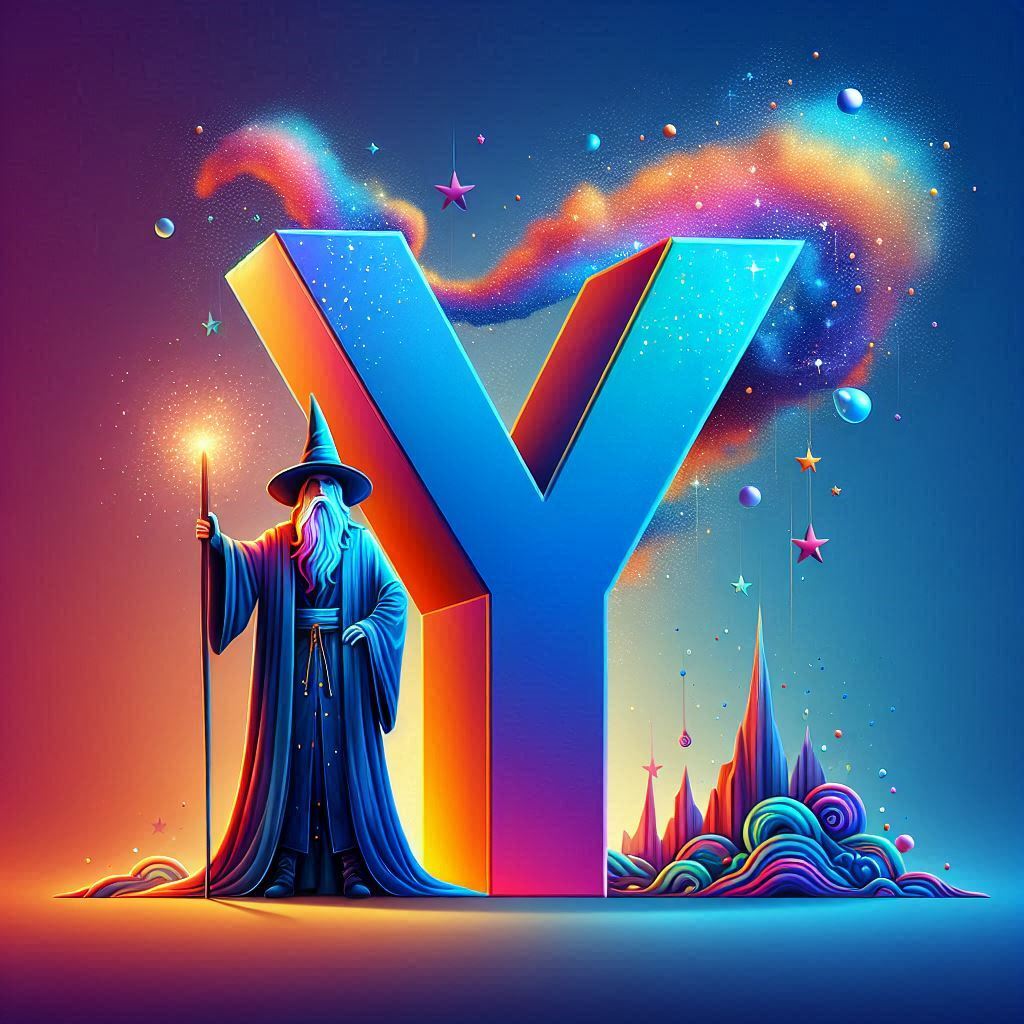 Wizard — letter Y