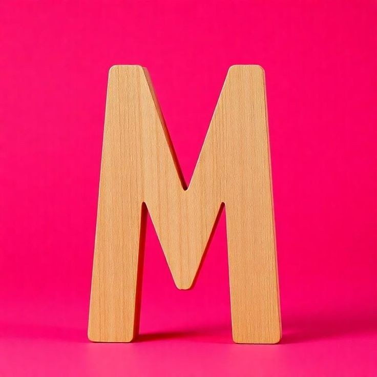 Wood 2 — letter M