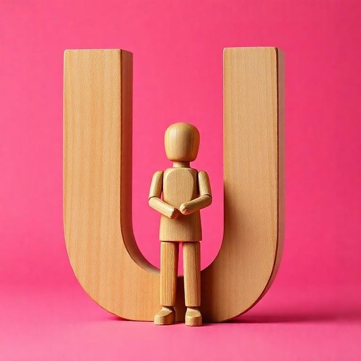 Wood 2 — letter U