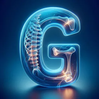 X-ray — letter G (variant 2)