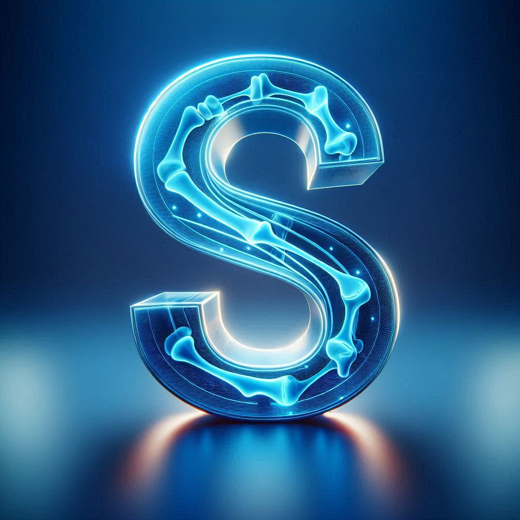 X-ray — letter S (variant 2)