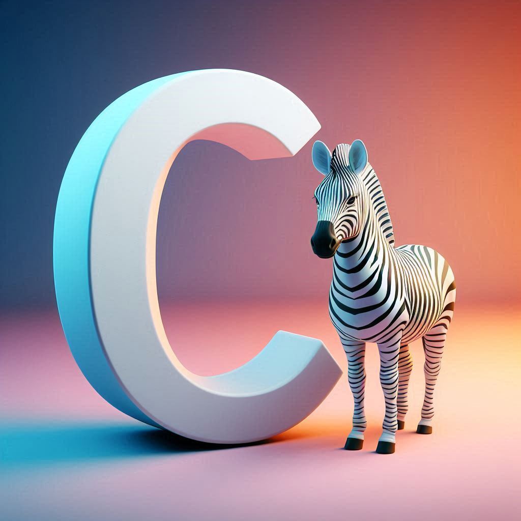 Zebra 2 — letter C