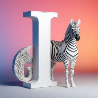 Zebra 2 — letter I