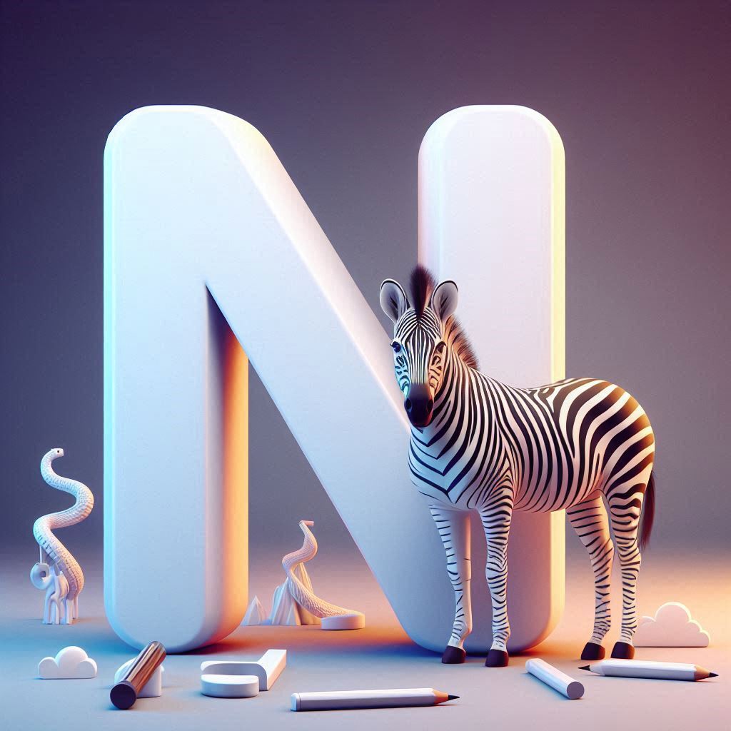 Zebra 2 — letter N