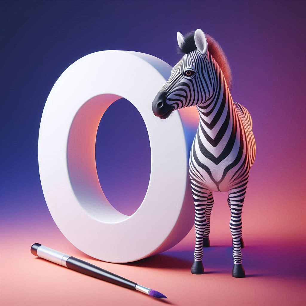 Zebra 2 — letter O