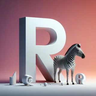 Zebra 2 — letter R