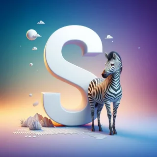 Zebra 2 — letter S