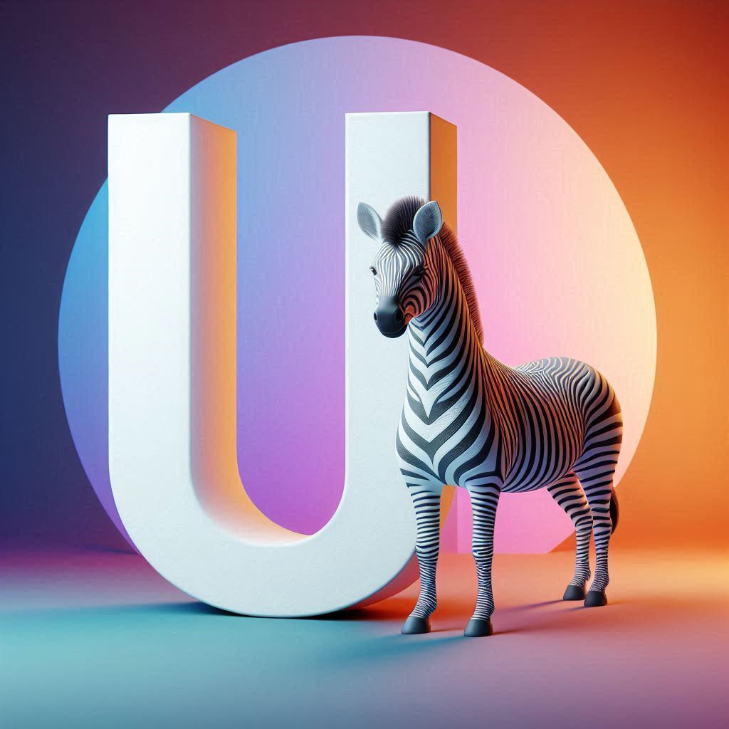 Zebra 2 — letter U