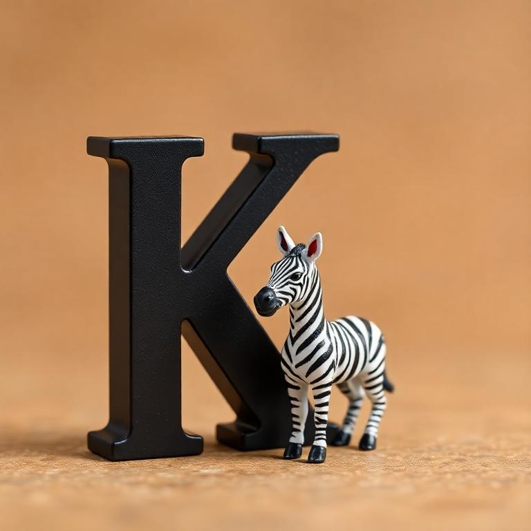 Zebra — letter K