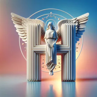 Angel 2 — litera H (wariant 2)