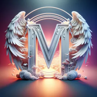 Angel 2 — litera M (wariant 2)