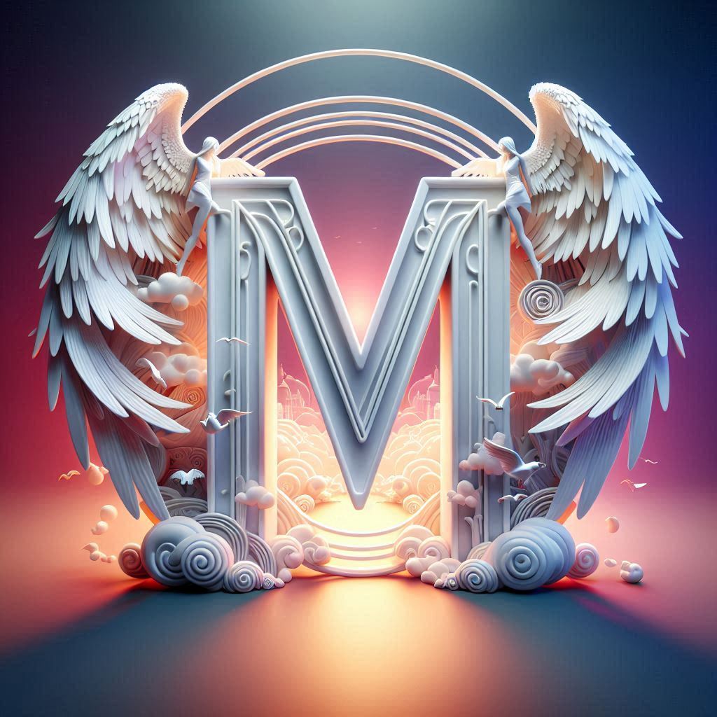 Angel 2 — litera M (wariant 2)