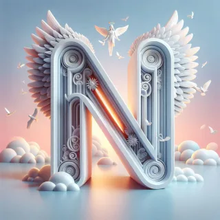 Angel 2 — litera N (wariant 2)