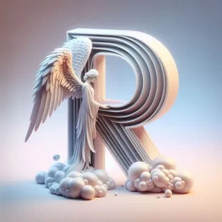 Angel 2 — litera R (wariant 2)