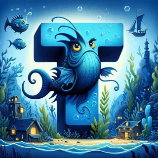 Anglerfish — litera T