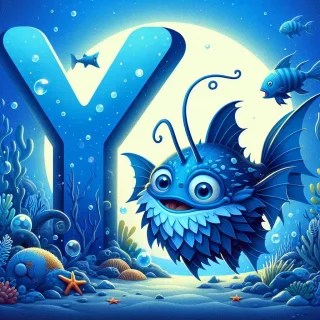 Anglerfish — litera Y (wariant 2)