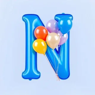 Balloons — litera N