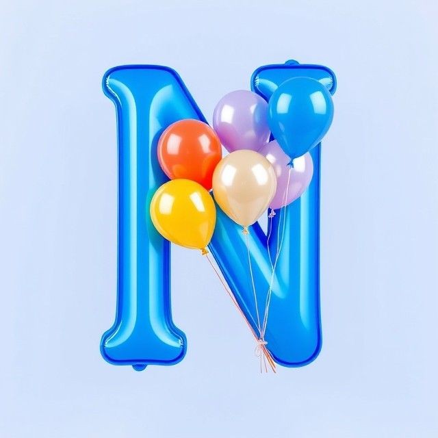Balloons — litera N