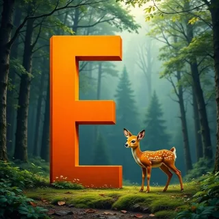 Bambi the Deer — litera E